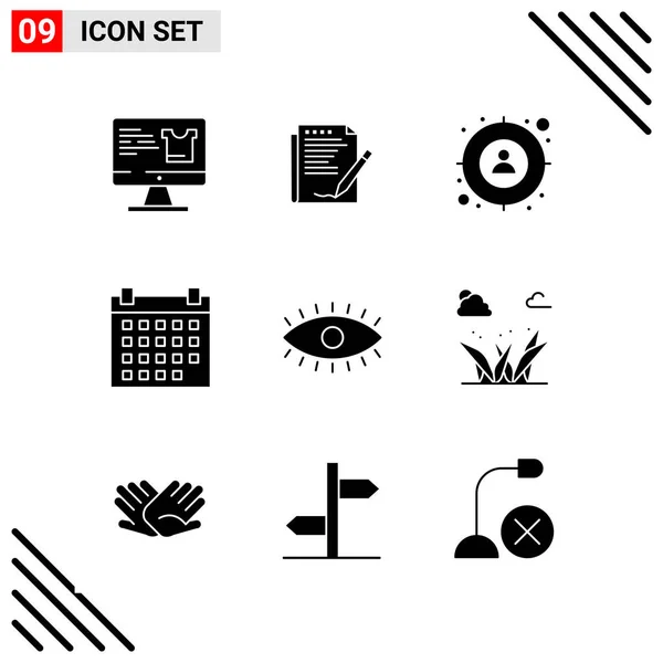 Conjunto Iconos Creativos Universales Simplemente Vector Ilustraciones Para Aplicaciones Web — Vector de stock