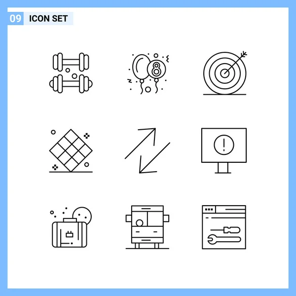 Set de 25 iconos de negocio universales Vector — Archivo Imágenes Vectoriales