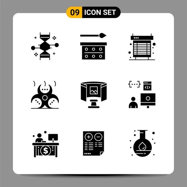 Conjunto Iconos Creativos Universales Simplemente Vector Ilustraciones Para Aplicaciones Web — Vector de stock