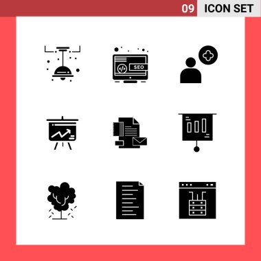 Evrensel yaratıcı simgeler kümesi, web ve mobil uygulamalar ve projeler için basit vektör illüstrasyonları 