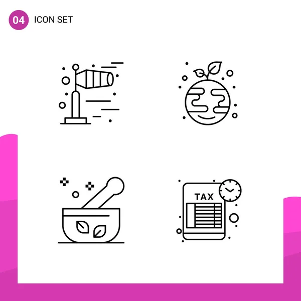 Set Universal Creative Icons Simply Vector Illustrations Web Mobile Apps — Stock Vector