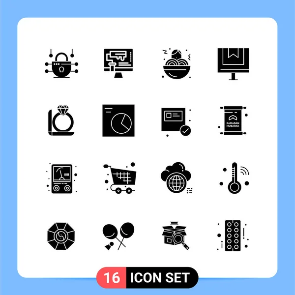 Conjunto Iconos Creativos Universales Simplemente Vector Ilustraciones Para Aplicaciones Web — Vector de stock