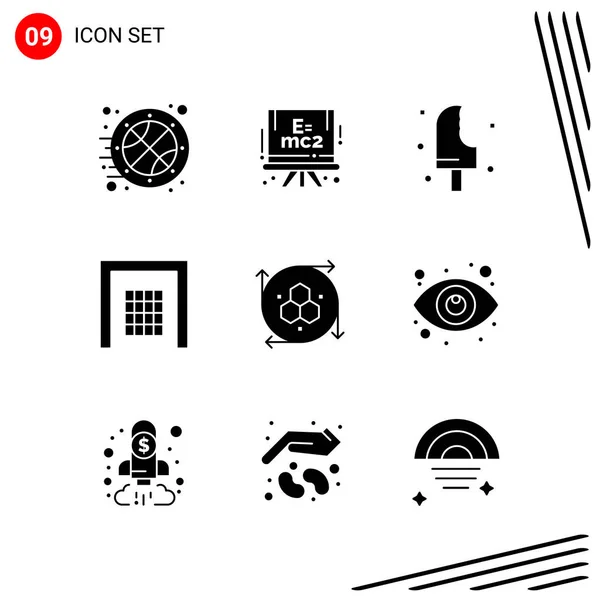 Set Universal Creative Icons Simply Vector Illustrations Web Mobile Apps — Stock Vector