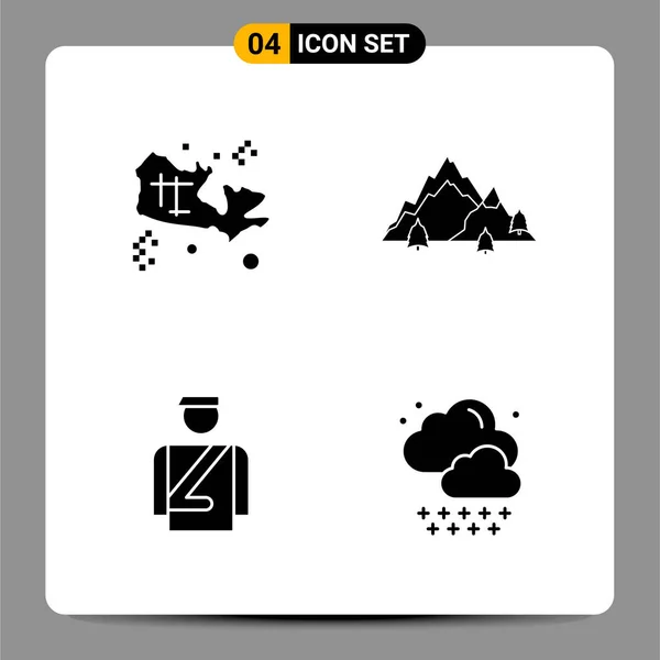 Set Universal Creative Icons Simply Vector Illustrations Web Mobile Apps — Stock Vector