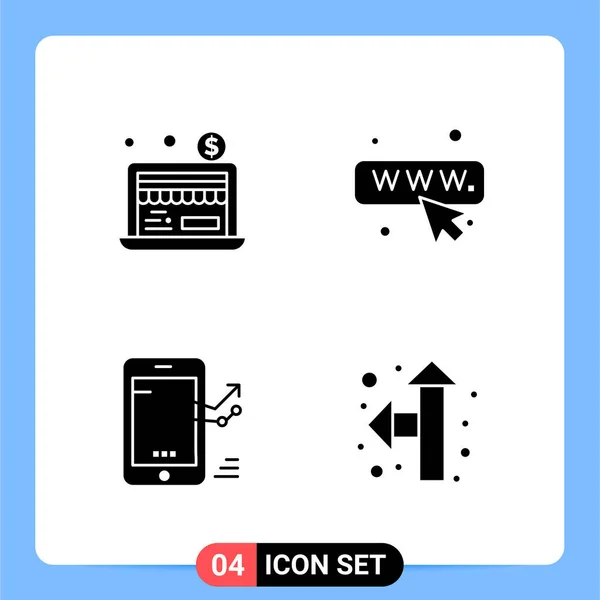 Conjunto Iconos Creativos Universales Simplemente Vector Ilustraciones Para Aplicaciones Web — Archivo Imágenes Vectoriales