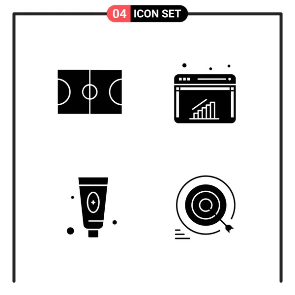 Conjunto Iconos Creativos Universales Simplemente Vector Ilustraciones Para Aplicaciones Web — Vector de stock