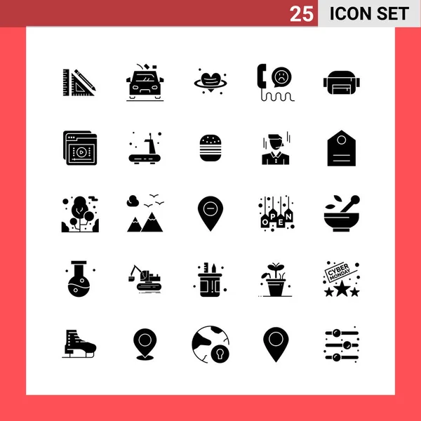 Conjunto Iconos Creativos Universales Simplemente Vector Ilustraciones Para Aplicaciones Web — Vector de stock