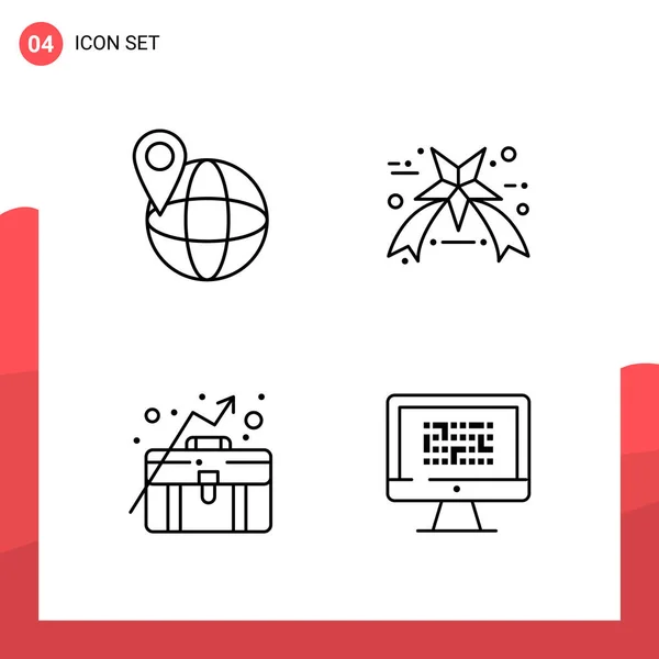 Set of 25 Universal Business Icons Vector — Stock Vector