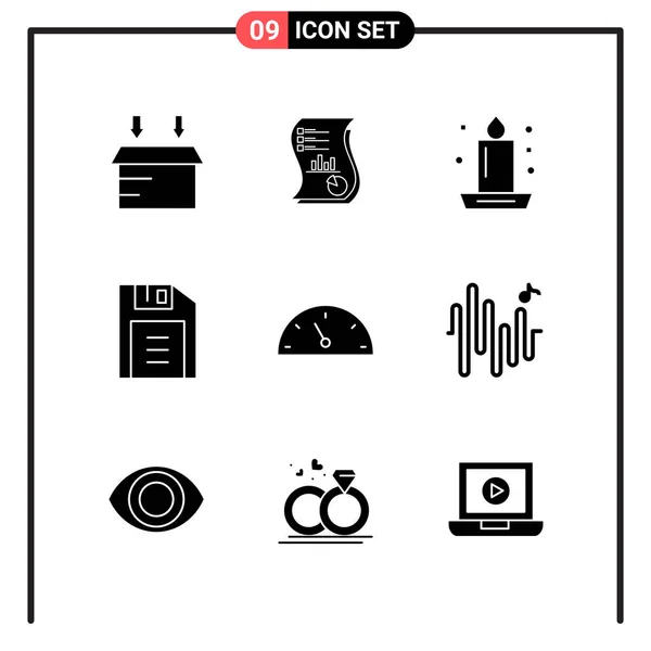 Conjunto Iconos Creativos Universales Simplemente Vector Ilustraciones Para Aplicaciones Web — Archivo Imágenes Vectoriales