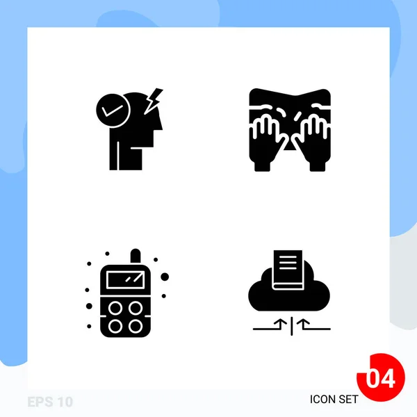 Set Universal Creative Icons Simply Vector Illustrations Web Mobile Apps — Stock Vector