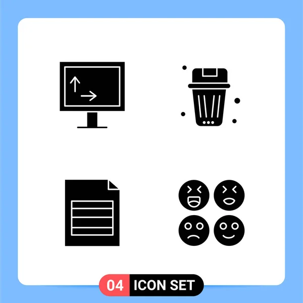 Conjunto Iconos Creativos Universales Simplemente Vector Ilustraciones Para Aplicaciones Web — Vector de stock