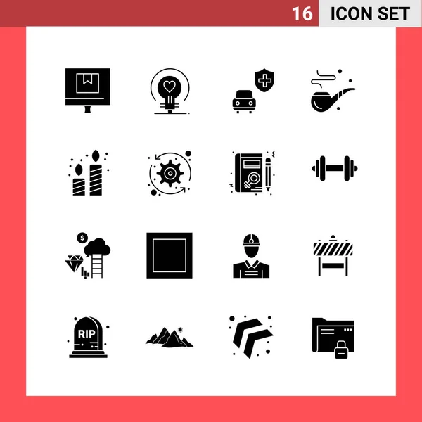 Conjunto Iconos Creativos Universales Simplemente Vector Ilustraciones Para Aplicaciones Web — Archivo Imágenes Vectoriales