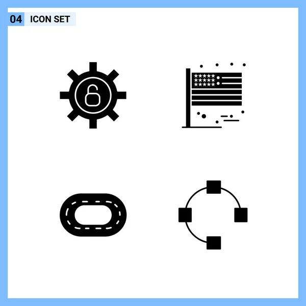 Set de 25 iconos de negocio universales Vector — Vector de stock