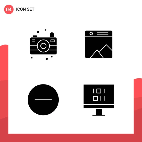 Set Universal Creative Icons Simply Vector Illustrations Web Mobile Apps — Stock Vector