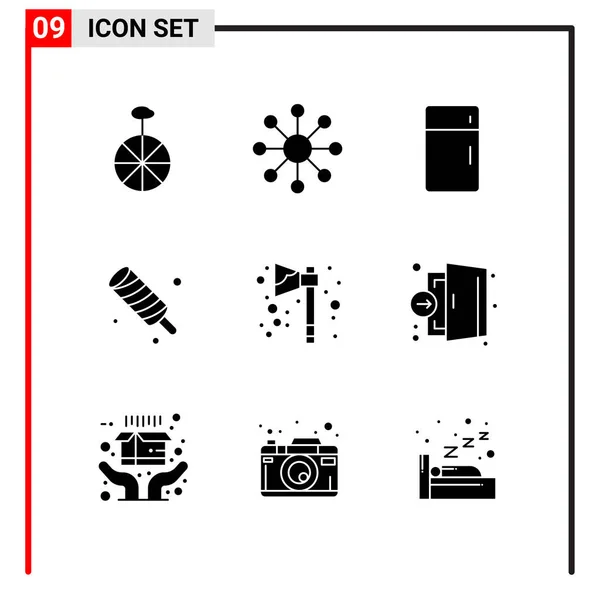 Conjunto Iconos Creativos Universales Simplemente Vector Ilustraciones Para Aplicaciones Web — Vector de stock