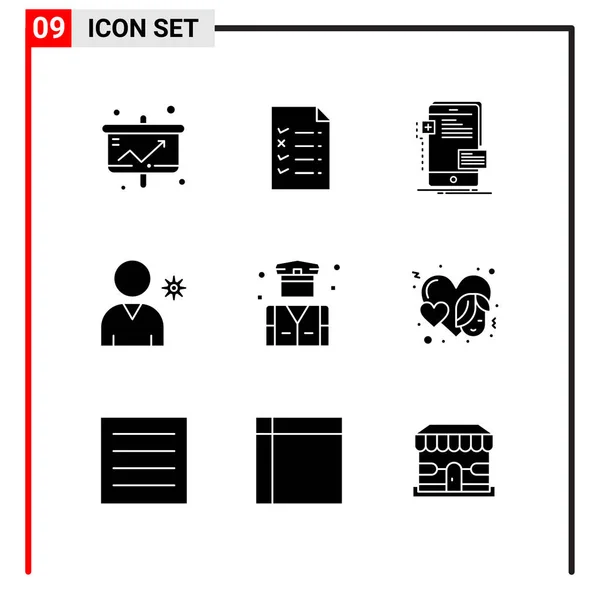 Set Universal Creative Icons Simply Vector Illustrations Web Mobile Apps — Stock Vector