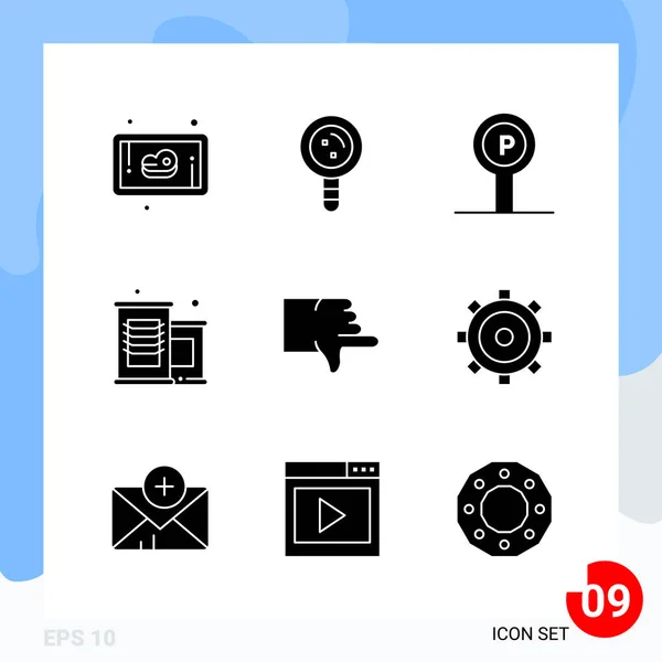 Set de 25 iconos de negocio universales Vector — Vector de stock