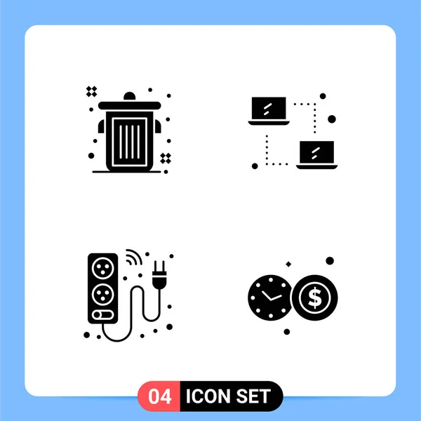 Conjunto Iconos Creativos Universales Simplemente Vector Ilustraciones Para Aplicaciones Web — Vector de stock