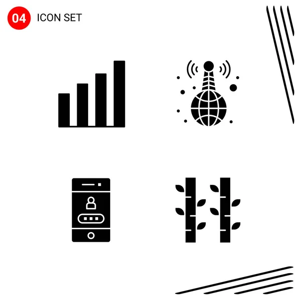 Conjunto Iconos Creativos Universales Simplemente Vector Ilustraciones Para Aplicaciones Web — Vector de stock