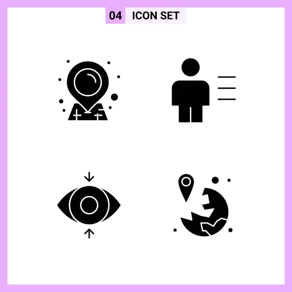 Conjunto Iconos Creativos Universales Simplemente Vector Ilustraciones Para Aplicaciones Web — Vector de stock