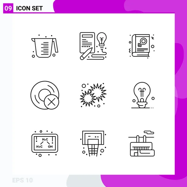 Set de 25 iconos de negocio universales Vector — Archivo Imágenes Vectoriales