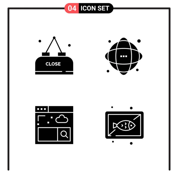 Set Universal Creative Icons Simply Vector Illustrations Web Mobile Apps — Stock Vector