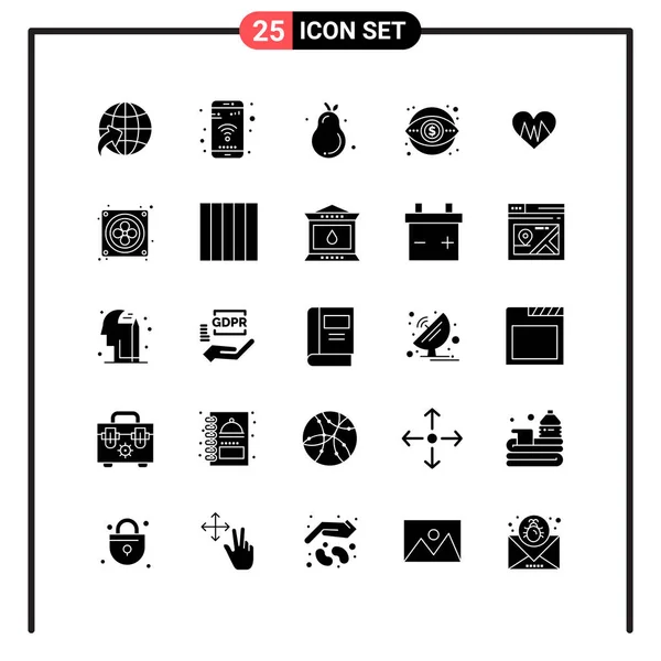 Conjunto Iconos Creativos Universales Simplemente Vector Ilustraciones Para Aplicaciones Web — Vector de stock