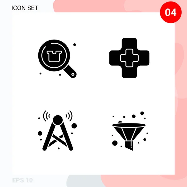 Set Dari Ikon Kreatif Universal Cukup Ilustrasi Vektor Untuk Aplikasi - Stok Vektor