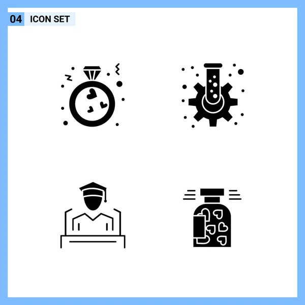 Conjunto Iconos Creativos Universales Simplemente Vector Ilustraciones Para Aplicaciones Web — Archivo Imágenes Vectoriales