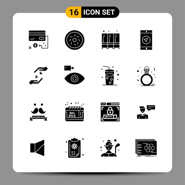 Conjunto Iconos Creativos Universales Simplemente Vector Ilustraciones Para Aplicaciones Web — Vector de stock