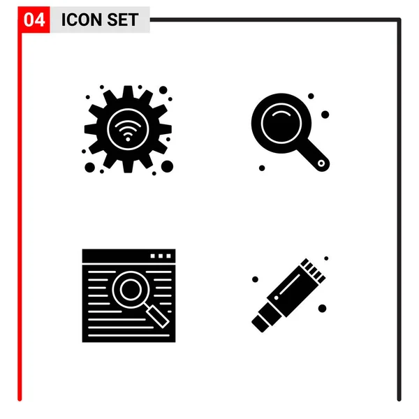 Set Universal Creative Icons Simply Vector Illustrations Web Mobile Apps — Stock Vector