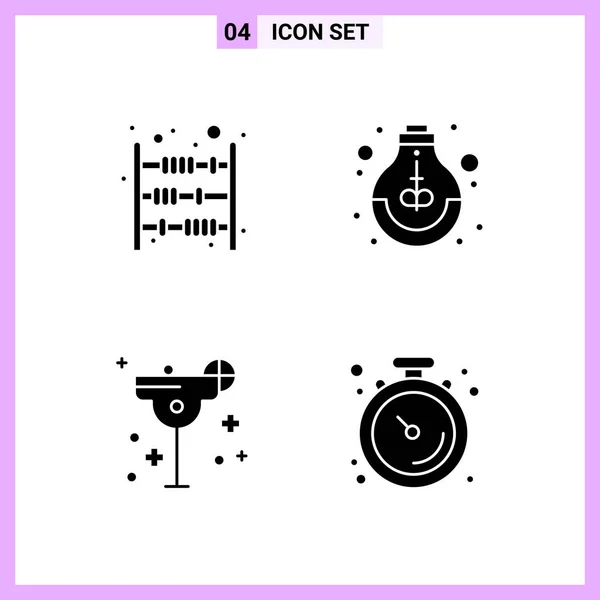 Conjunto Iconos Creativos Universales Simplemente Vector Ilustraciones Para Aplicaciones Web — Archivo Imágenes Vectoriales