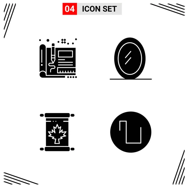 Set Universal Creative Icons Simply Vector Illustrations Web Mobile Apps — Stock Vector