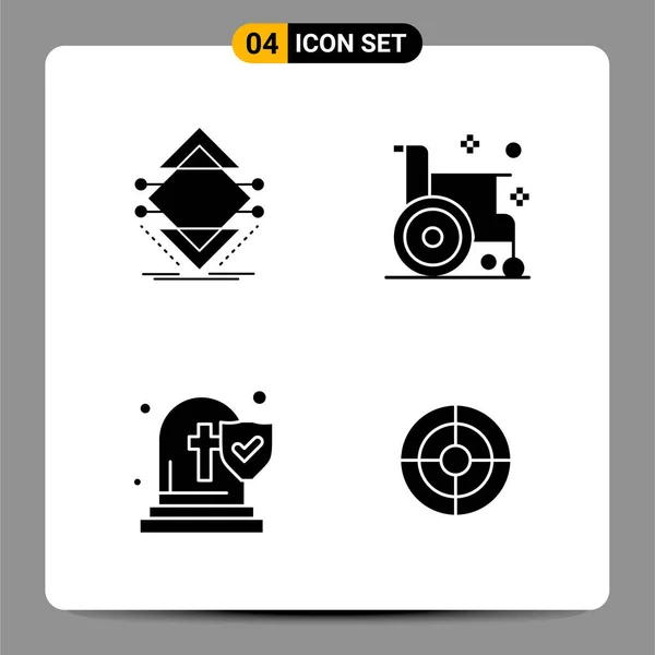 Conjunto Iconos Creativos Universales Simplemente Vector Ilustraciones Para Aplicaciones Web — Archivo Imágenes Vectoriales