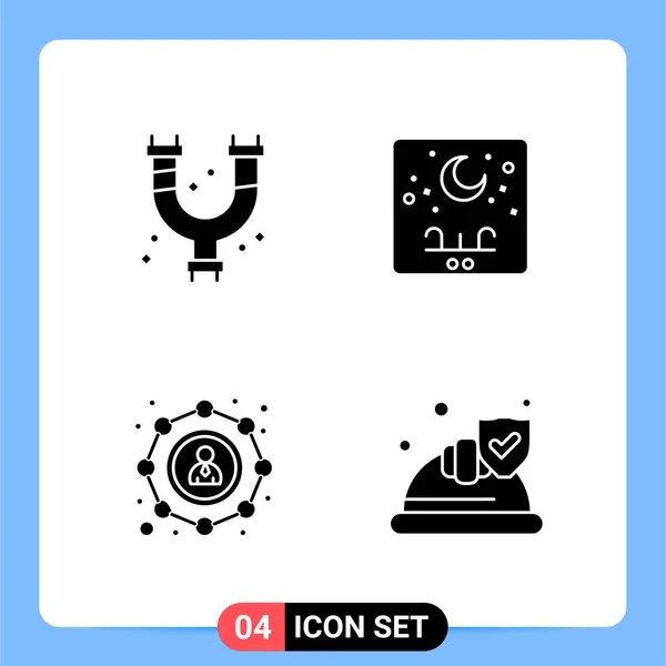 Conjunto Iconos Creativos Universales Simplemente Vector Ilustraciones Para Aplicaciones Web — Vector de stock