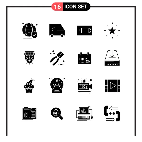 Set Universal Creative Icons Vector Illustration – stockvektor