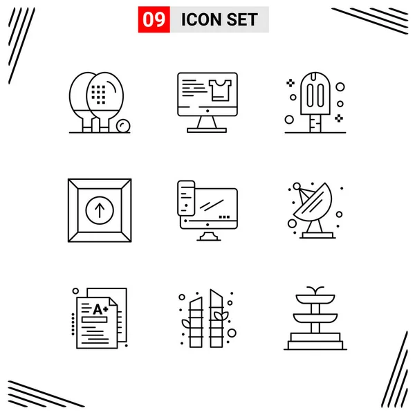 Set of 25 Universal Business Icons Vector — Stock Vector