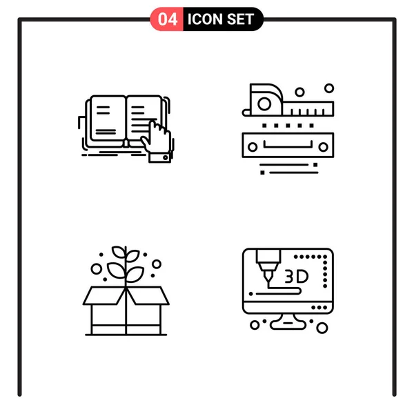 Set de 25 iconos de negocio universales Vector — Vector de stock