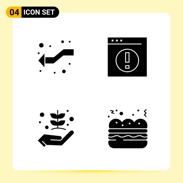 Conjunto Iconos Creativos Universales Simplemente Vector Ilustraciones Para Aplicaciones Web — Vector de stock