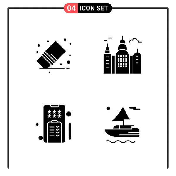 Conjunto Iconos Creativos Universales Simplemente Vector Ilustraciones Para Aplicaciones Web — Vector de stock