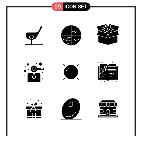 Conjunto Iconos Creativos Universales Simplemente Vector Ilustraciones Para Aplicaciones Web — Vector de stock