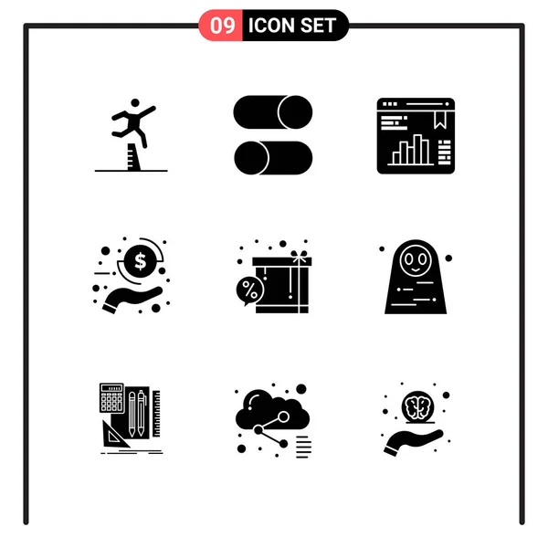 Conjunto Iconos Creativos Universales Simplemente Vector Ilustraciones Para Aplicaciones Web — Vector de stock