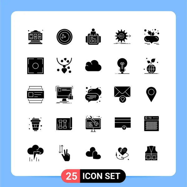 Set Universal Creative Icons Simply Vector Illustrations Web Mobile Apps — Stock Vector