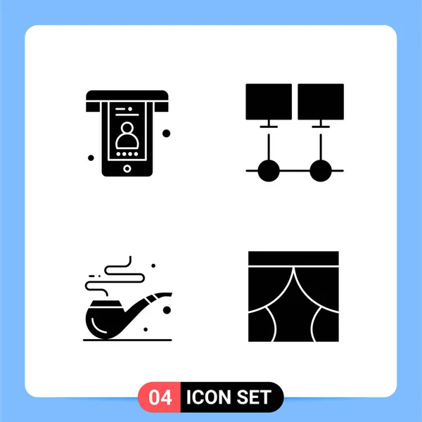 Conjunto Iconos Creativos Universales Simplemente Vector Ilustraciones Para Aplicaciones Web — Vector de stock