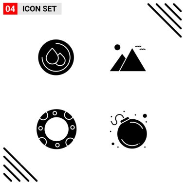 Evrensel yaratıcı simgeler kümesi, web ve mobil uygulamalar ve projeler için basit vektör illüstrasyonları  