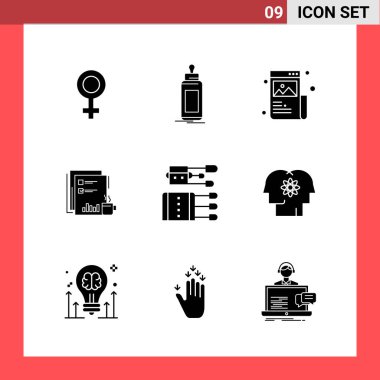 Evrensel yaratıcı simgeler kümesi, web ve mobil uygulamalar ve projeler için basit vektör illüstrasyonları 