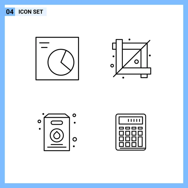 Set Universal Creative Icons Simply Vector Illustrations Web Mobile Apps — Stock Vector