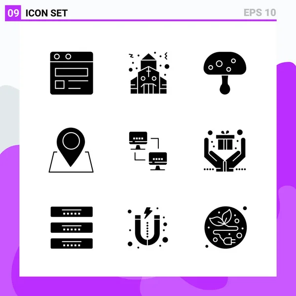 Conjunto Iconos Creativos Universales Simplemente Vector Ilustraciones Para Aplicaciones Web — Vector de stock