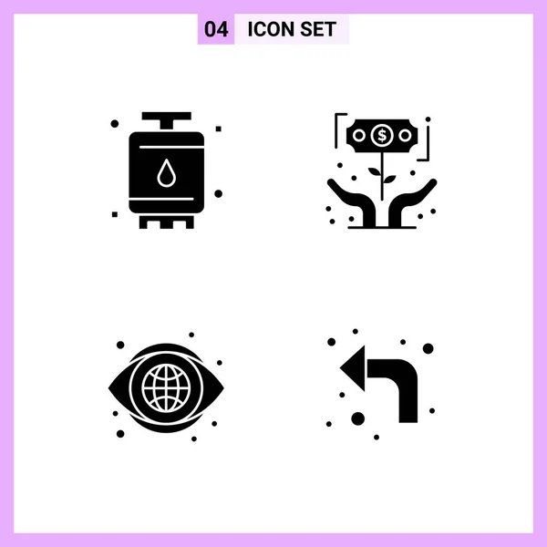 Conjunto Iconos Creativos Universales Simplemente Vector Ilustraciones Para Aplicaciones Web — Vector de stock