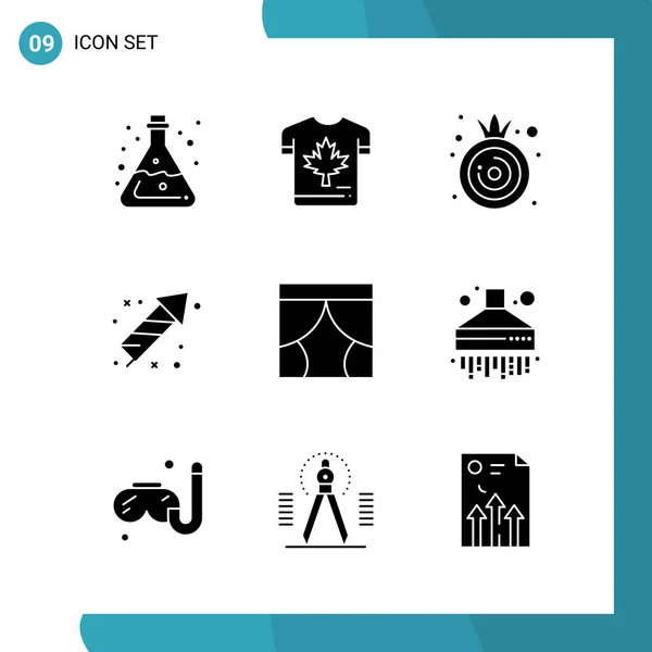 Conjunto Iconos Creativos Universales Simplemente Vector Ilustraciones Para Aplicaciones Web — Vector de stock